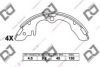 DJ PARTS BS1254 Brake Shoe Set